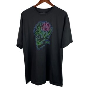 Vans | Black Multi Color Skull Graphic Tee Shirt